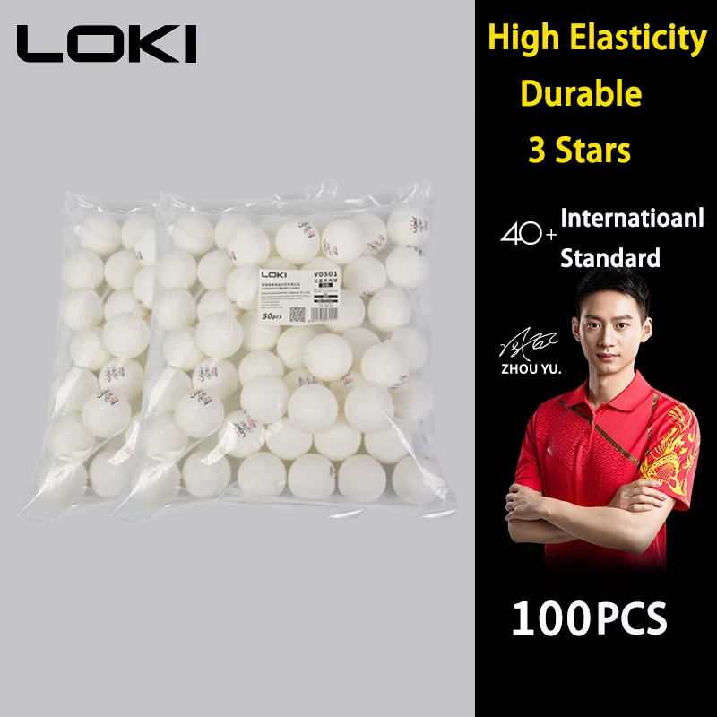 Donic Table Tennis Ball - 50/100 pièces LOKI balles de Tennis