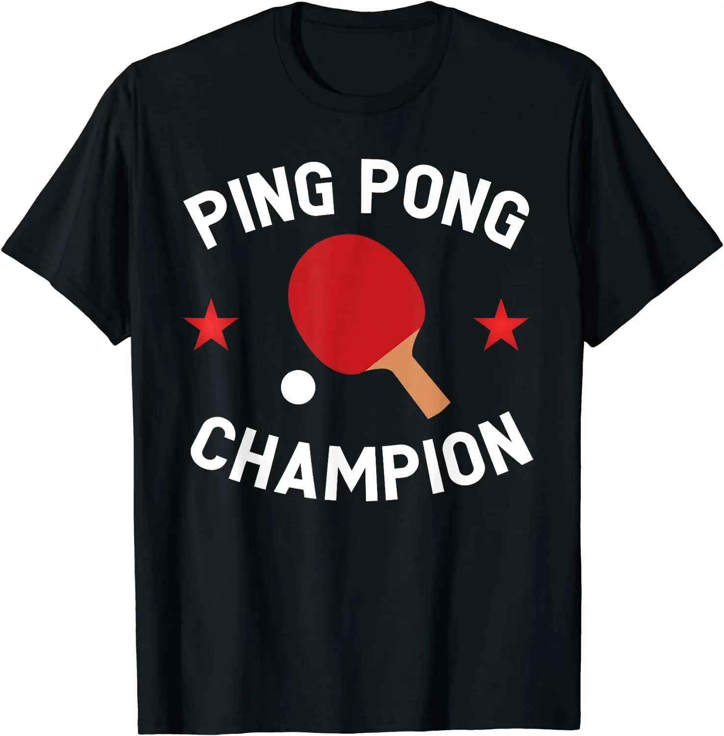 Table Tennis Champion - T-shirt unisexe décontracté d'été 2026 pour