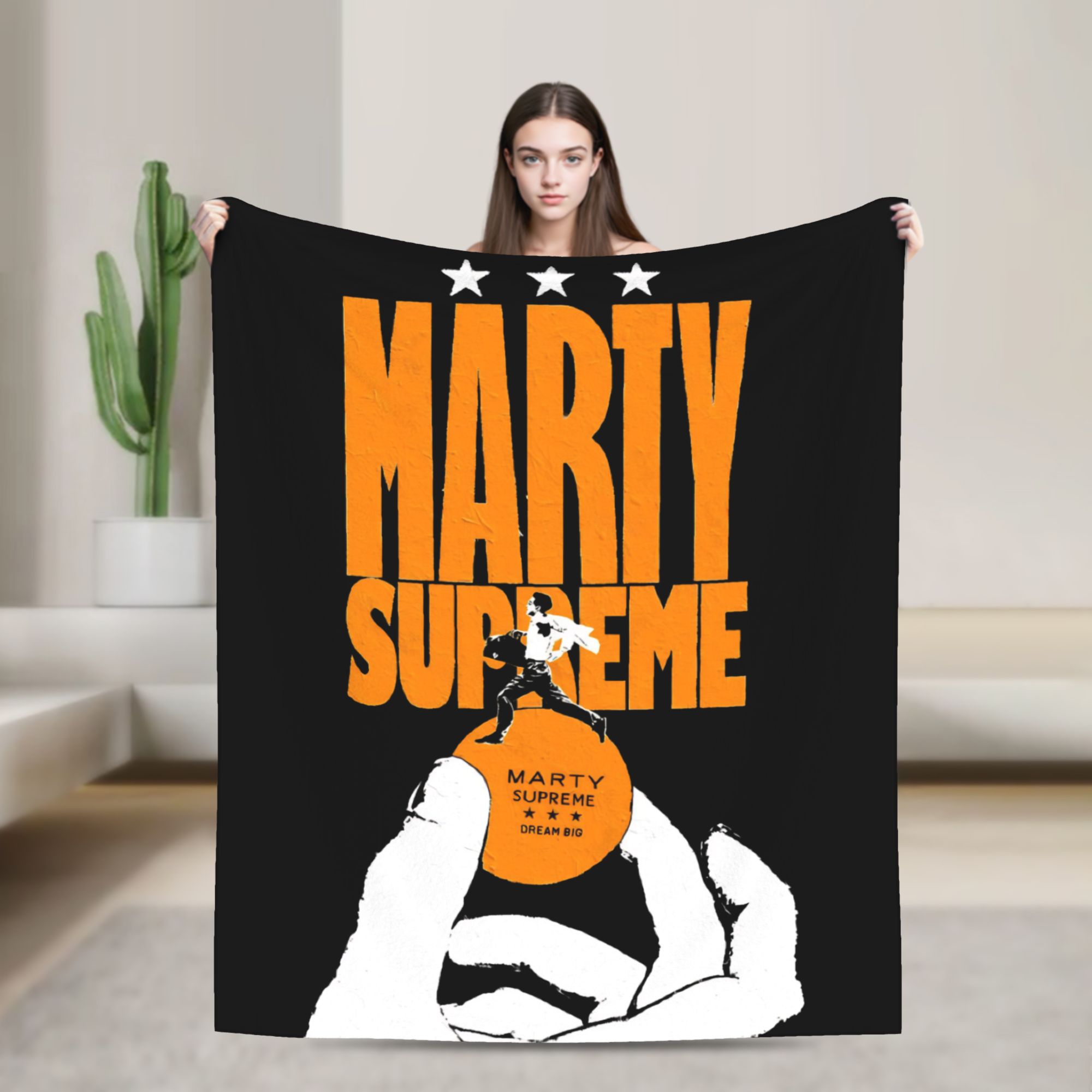 Table Tennis Marty Supreme - Couverture en flanelle Marty Supreme, couvertures