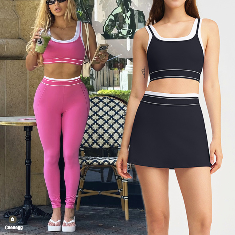 Table Tennis Jacket - Ensemble de yoga 2 pièces pour