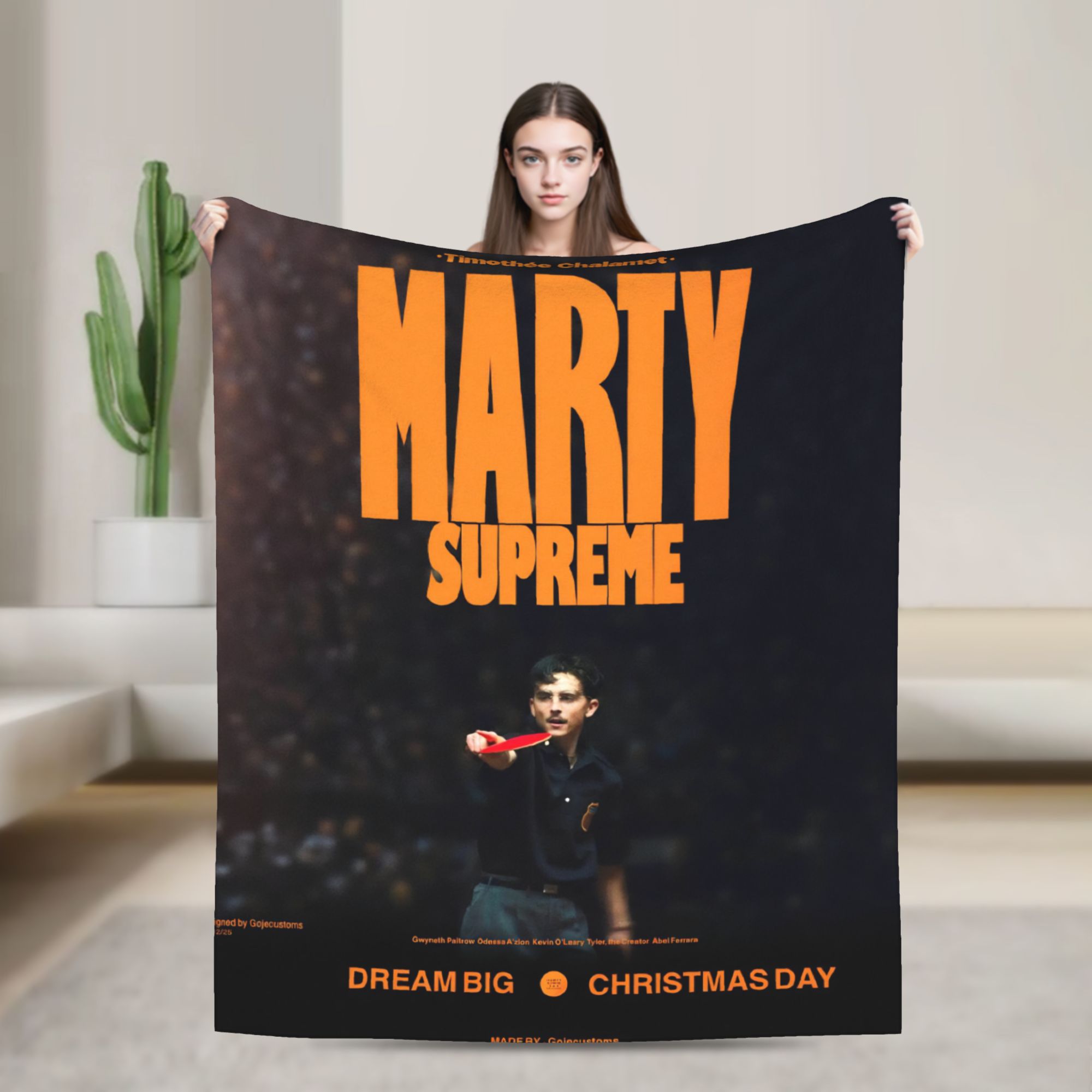 Table Tennis Marty Supreme - Couverture en flanelle Marty Supreme, toutes