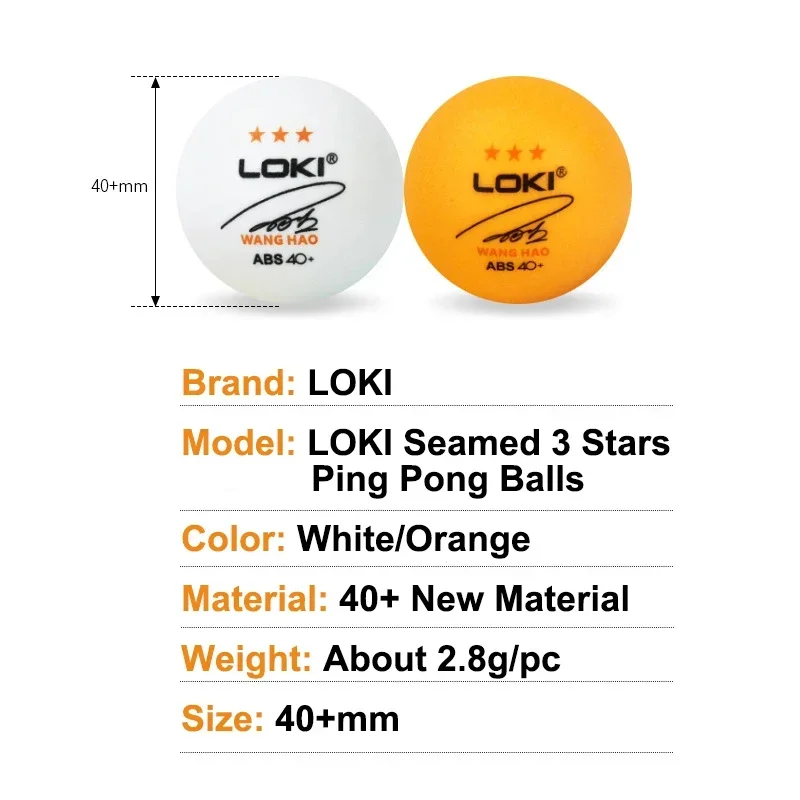 50/100 pièces LOKI balles de T - Donic Table Tennis Ball avis et prix