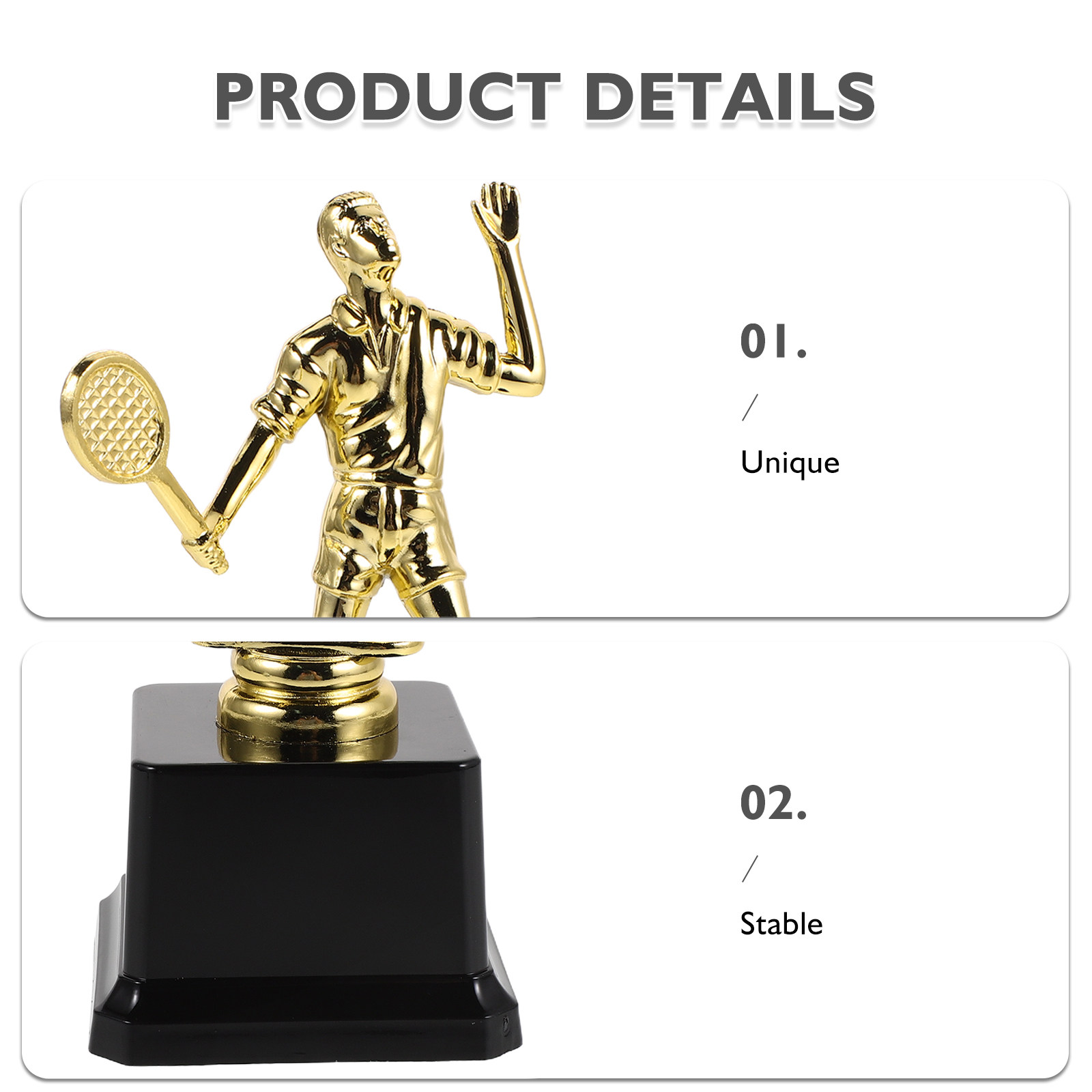 7 coupes de trophée en plastiq - Table Tennis Champion avis et prix