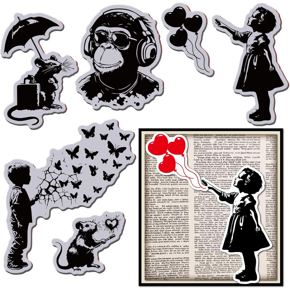 Tampon en caoutchouc Graffiti  - Butterfly Rubber Sheet avis et prix
