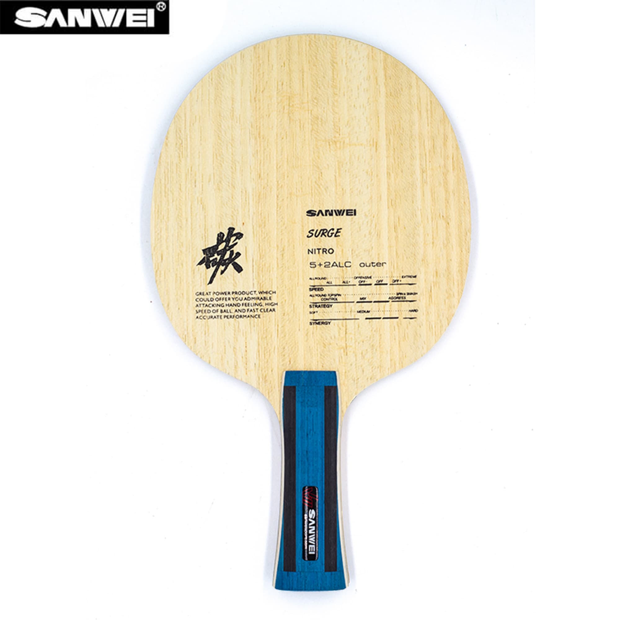 Lame de tennis de table SANWEI - Table Tennis Yasaka avis et prix