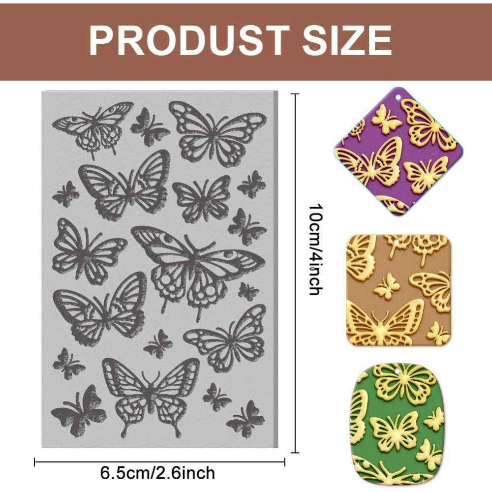 Feuilles de texture en argile  - Butterfly Rubber Sheet avis et prix