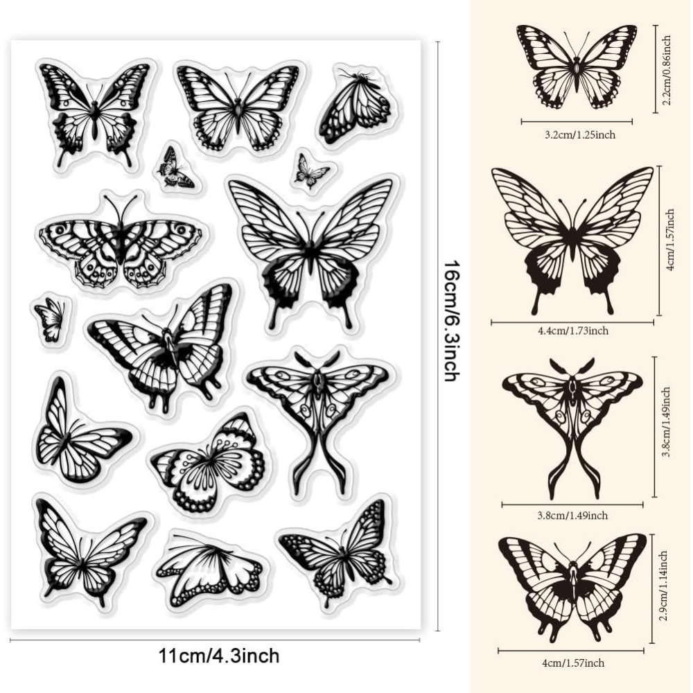 Tampon Transparent pour la fab - Butterfly Rubber Sheet avis et prix