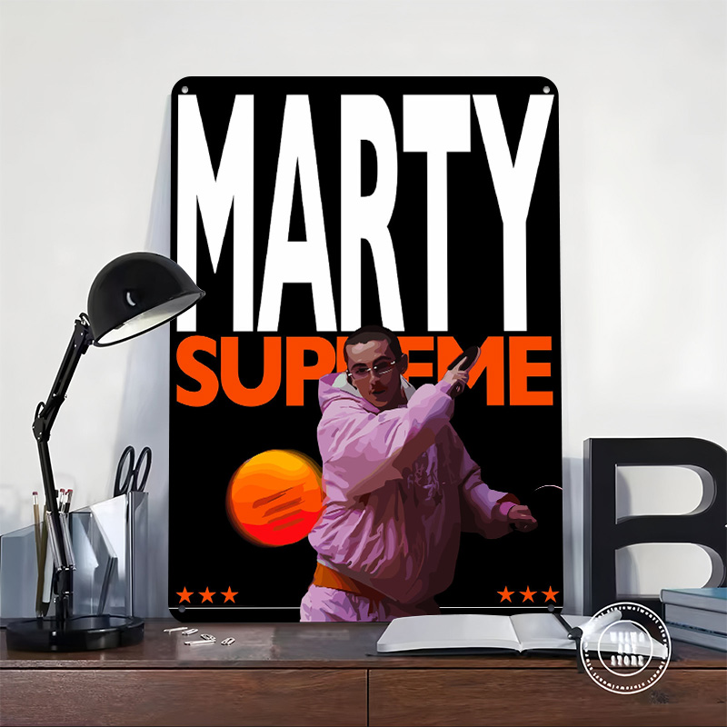 Affiche Murale Vintage en Méta - Table Tennis Marty Supreme avis et prix
