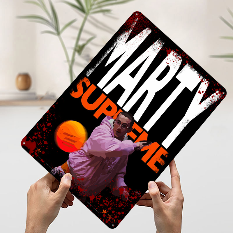 Affiche Murale Vintage en Méta - Table Tennis Marty Supreme avis et prix