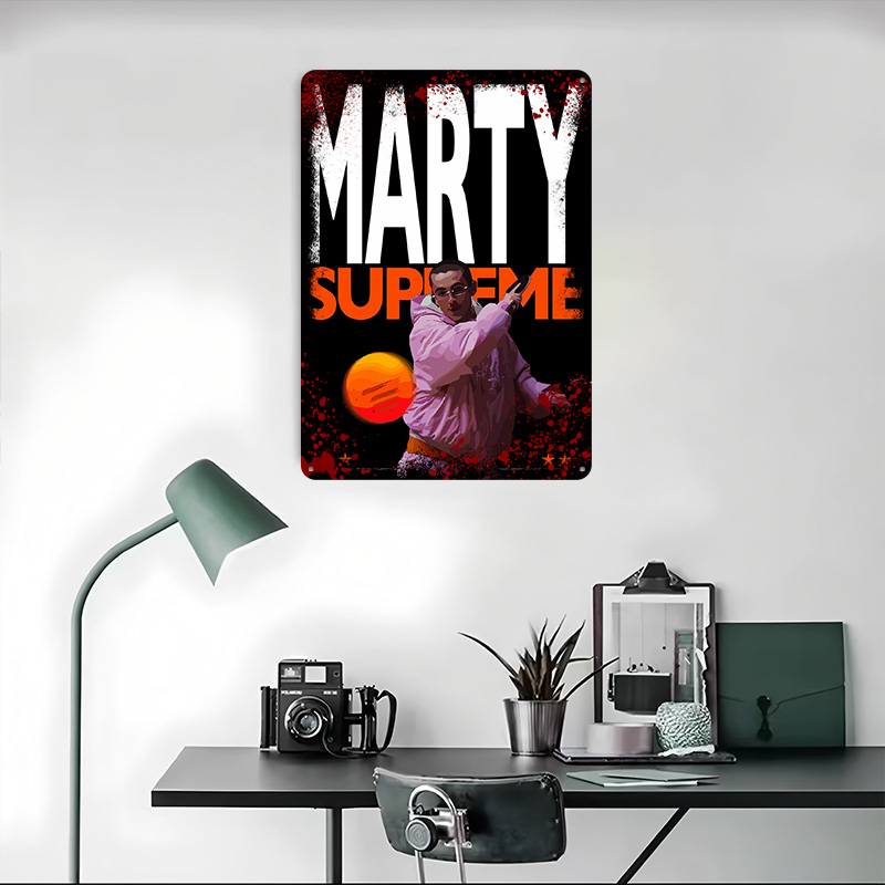 Affiche Murale Vintage en Méta - Table Tennis Marty Supreme avis et prix
